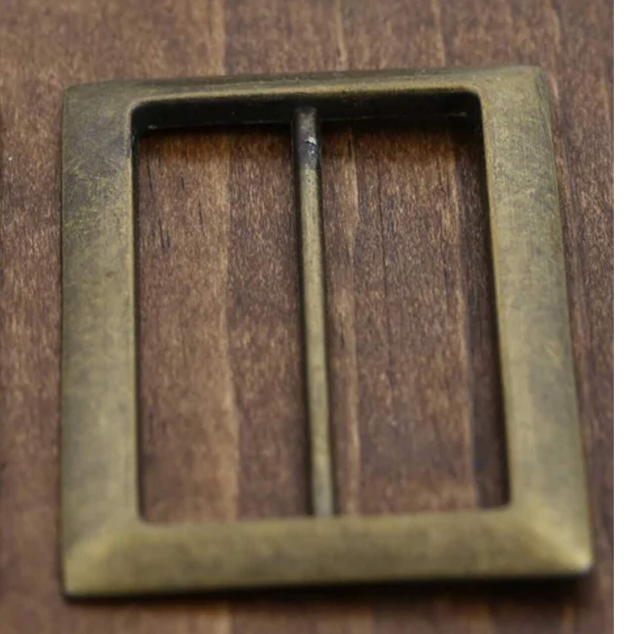 2.5" Elegant Bronze Metal Buckle Slider Antique Brass Belt Adjuster